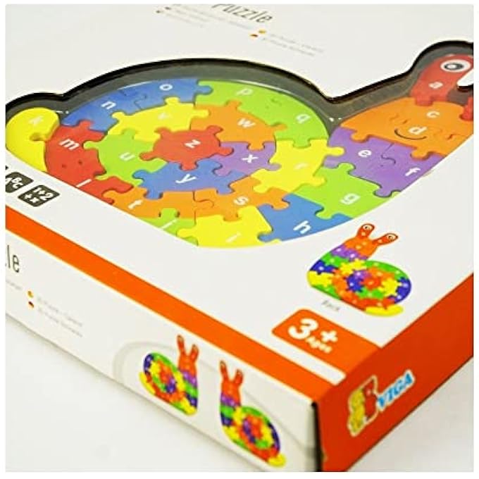 3D PUZZLE - SNAIL WITH MULTICOLOR FOR KIDS AGES 3+ YEARS - Image 3